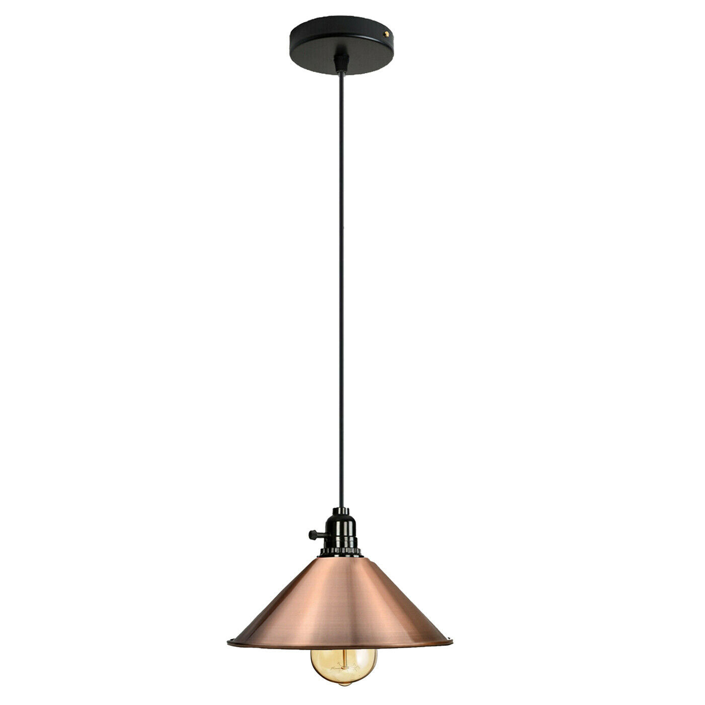Vintage Industrial Metal Ceiling Pendant Shade Modern Hanging Retro Lights~2056 - LEDSone UK Ltd