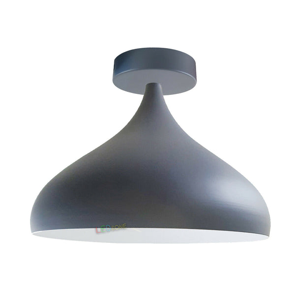 Moderne plafondlampen voor koffiebars en bars~1272 – Grijs / Met lamp