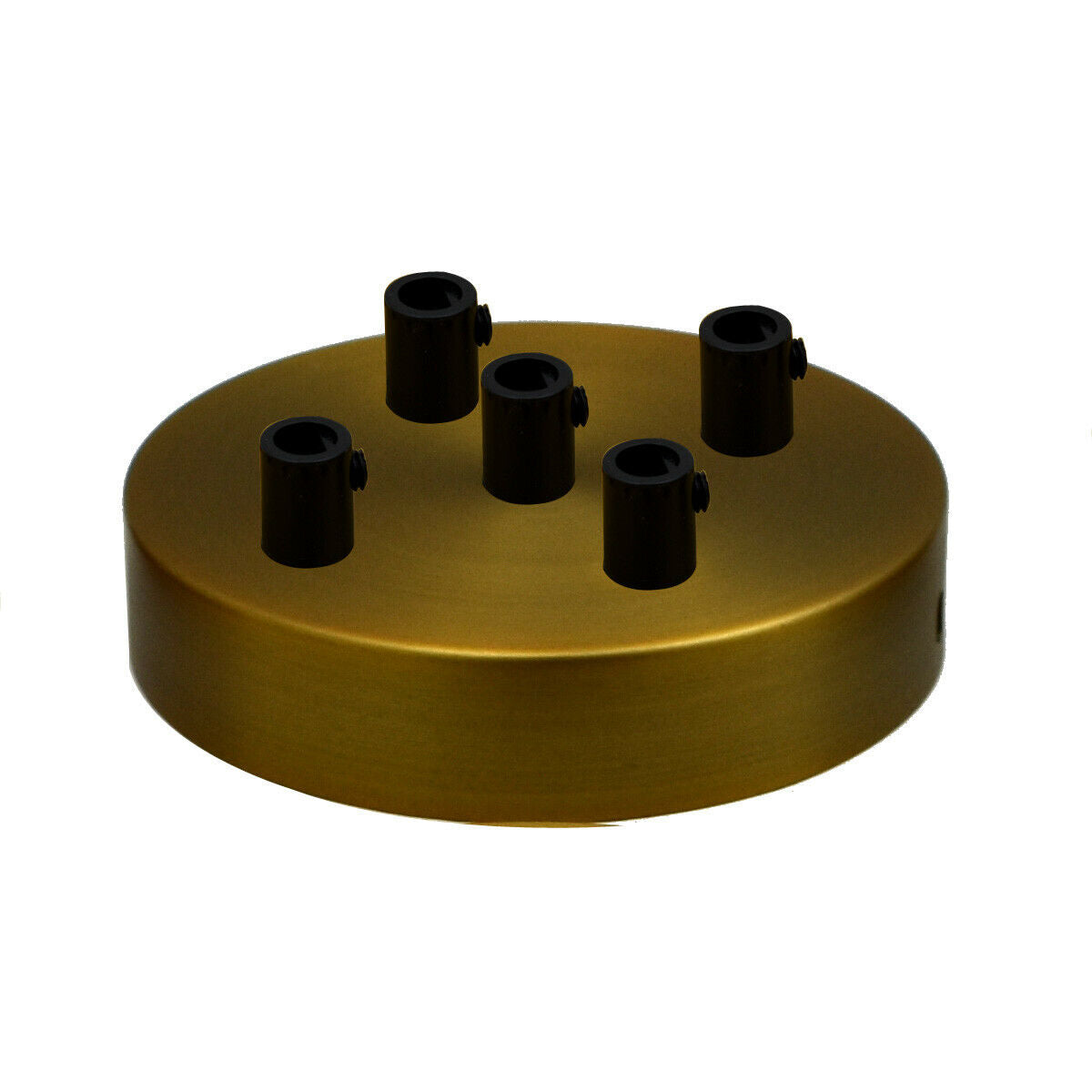 5 Outlet Yellow Brass Metal Ceiling Rose 120x25mm - Shop for LED lights - Transformers - Lampshades - Holders | LEDSone UK