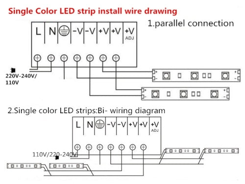 LED Driver Universal Regulated Switching Power Supply Transformer AC 240V - DC 24V~2223 - LEDSone UK Ltd