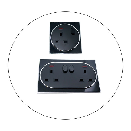 Switch Sockets Screwless Face Classic Uk~2308 - LEDSone UK Ltd