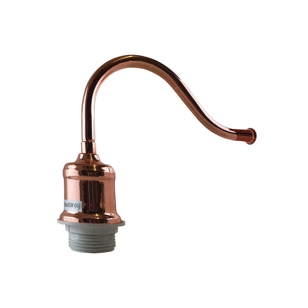 Retro Wall Light Holder Swan Neck Wall Scone ~1439 – Rose Gold
