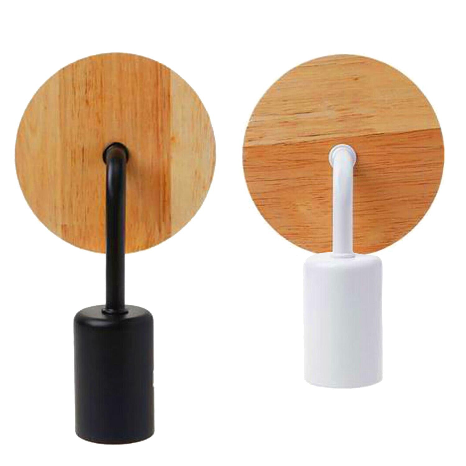 Rustic wood wall light 