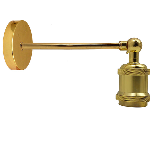 Antique Wall Sconces Industrial Adjustable Wall Lamp  ~2246 – French Gold / No