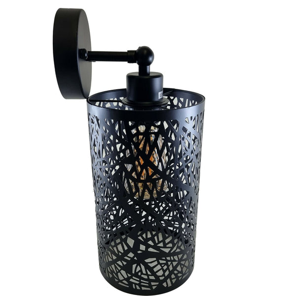 Black Modern Industrial Adjustable Arm Wall Light Fixtures~1237 – Pattern 6 / Yes