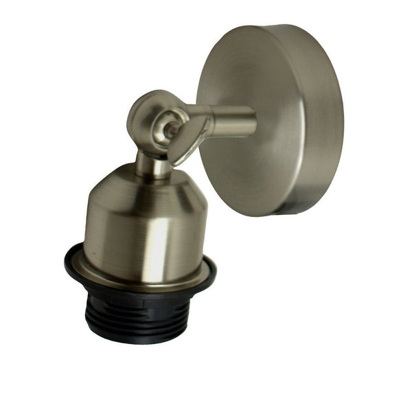 Industrial Adjustable Wall Sconce E27 Vintage Metal~2249 – Brushed Chrome