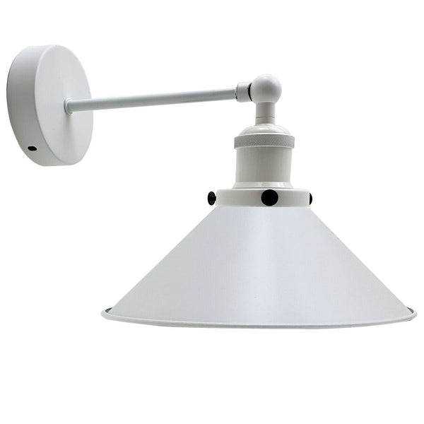 Nordic Plug In Wall Light Sconce With Shade And Dimmer Switch E27 ~1279 – Without Plug in Lamp / Without Bulb