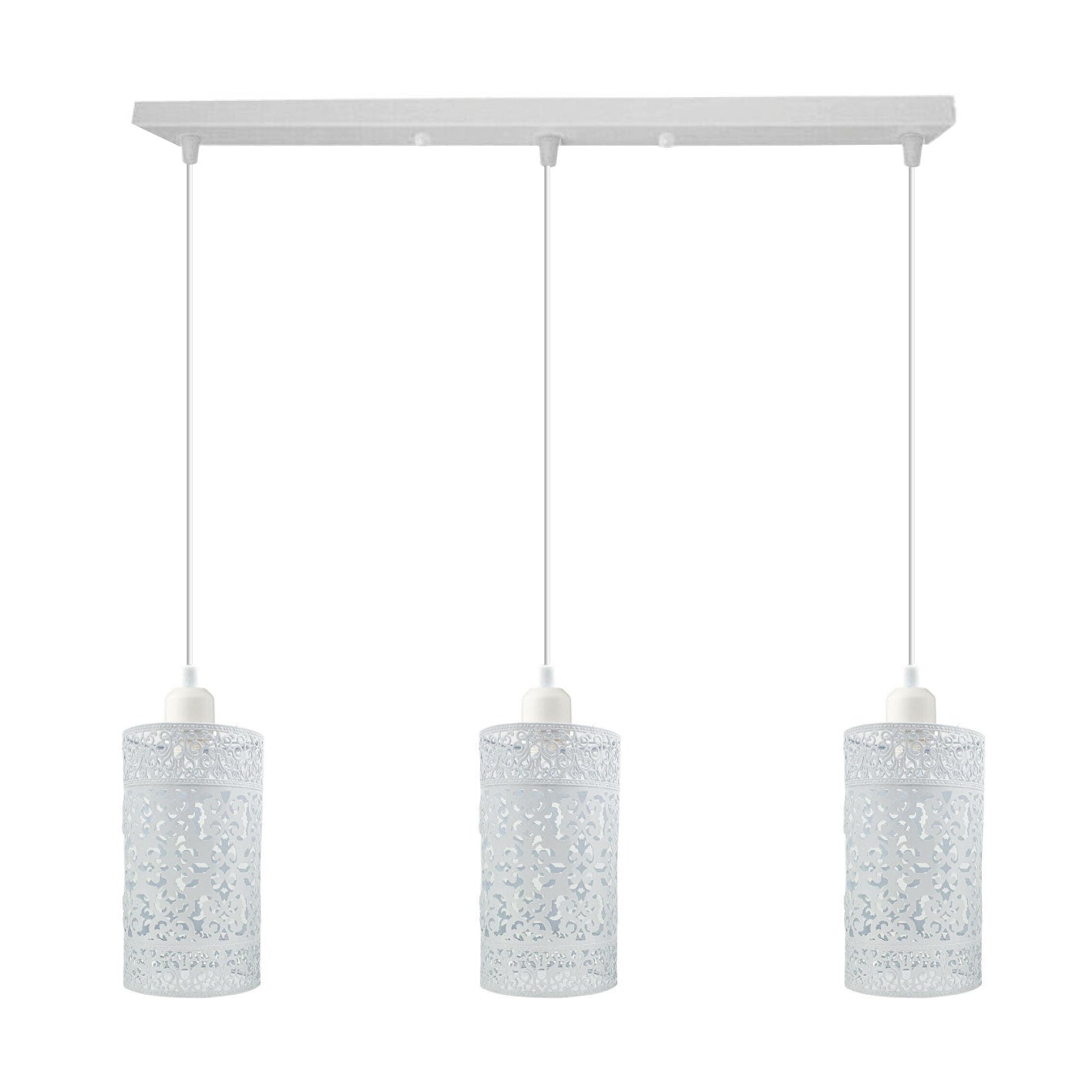 White cage hot sale light shade